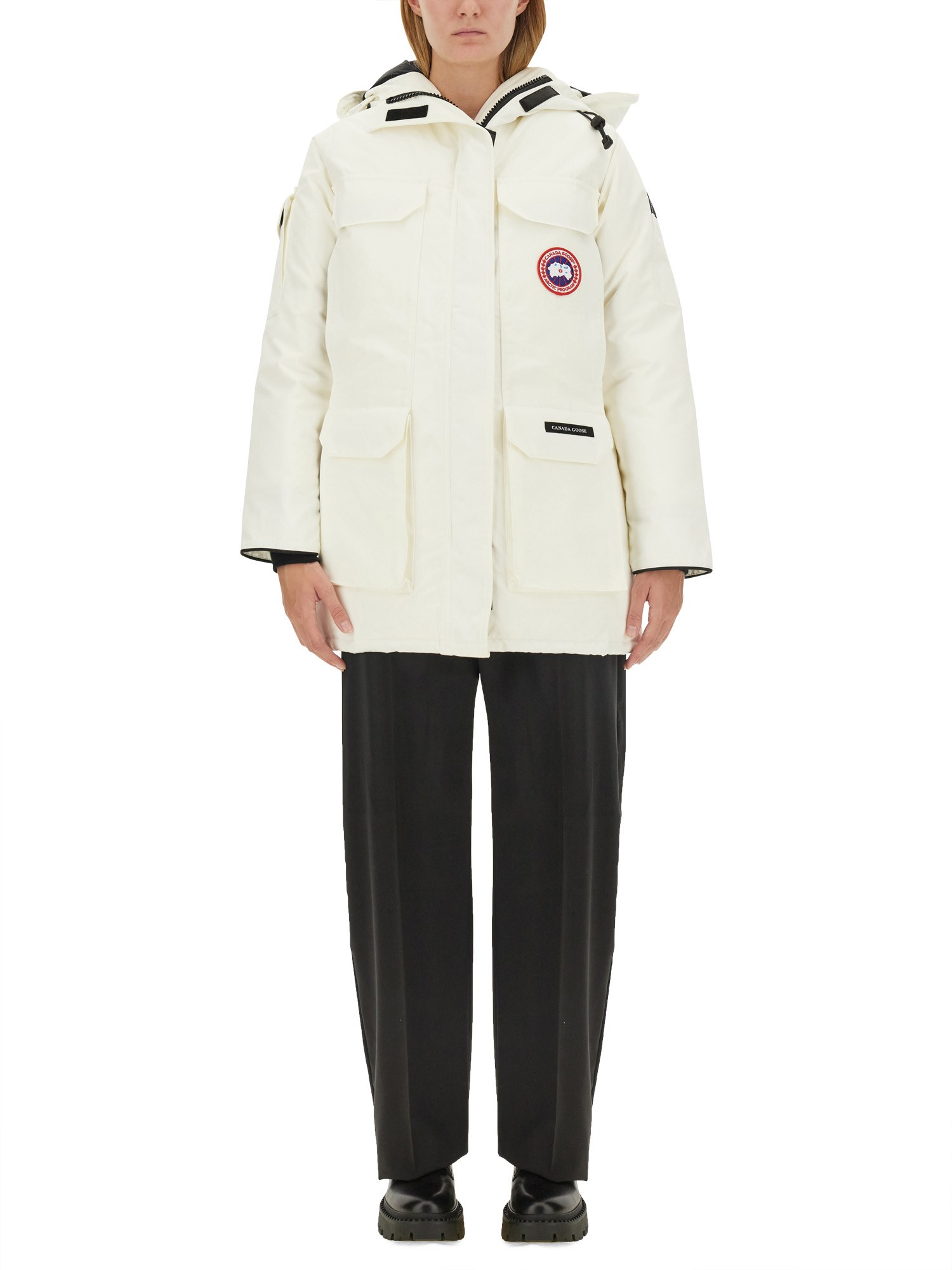 Shop Canada Goose Expedition Parka In White