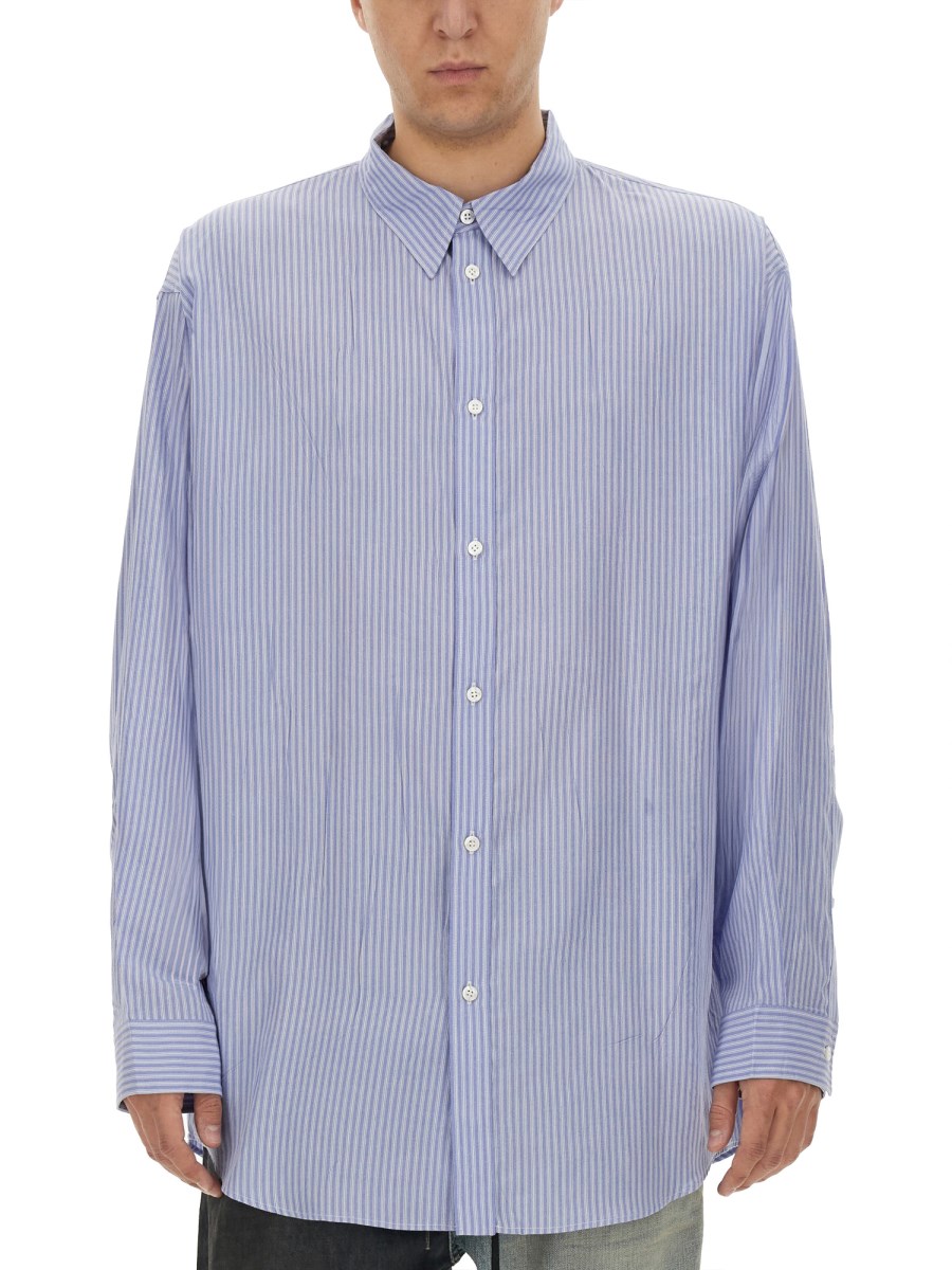 BALENCIAGA CAMICIA FLUIDA IN POPELINE