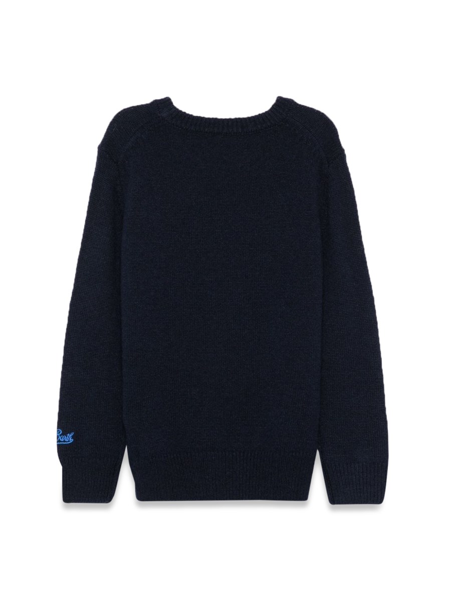 crewneck jaquard sweater