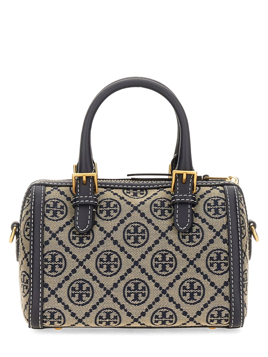 MINI BARREL BAG IN JACQUARD T MONOGRAM