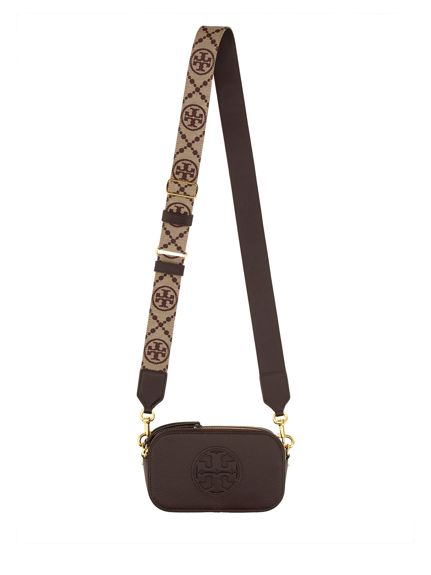 Tory Burch Miller Mini Crossbody Bag In Brown