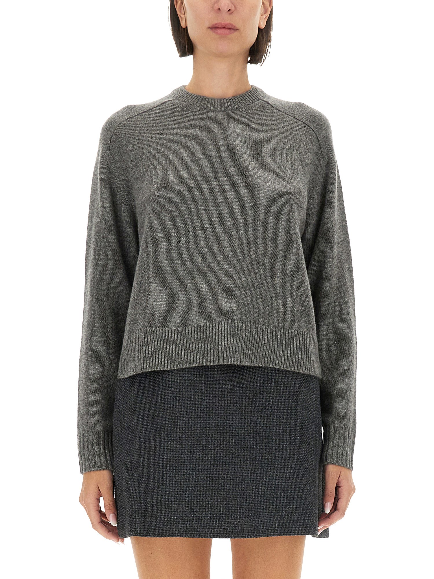 Shop Theory Cashmere Sweater In Grey