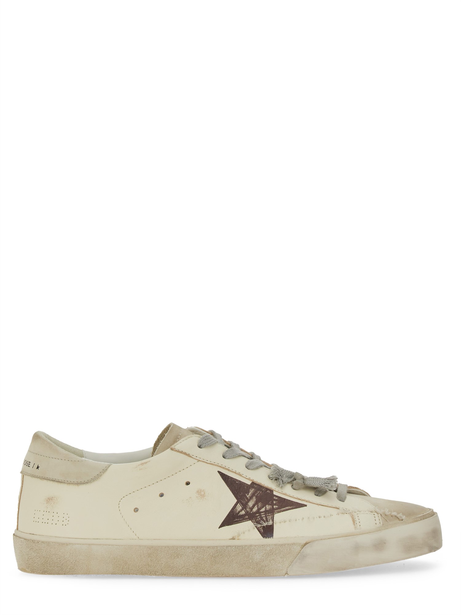 Shop Golden Goose "super-star" Sneaker In White
