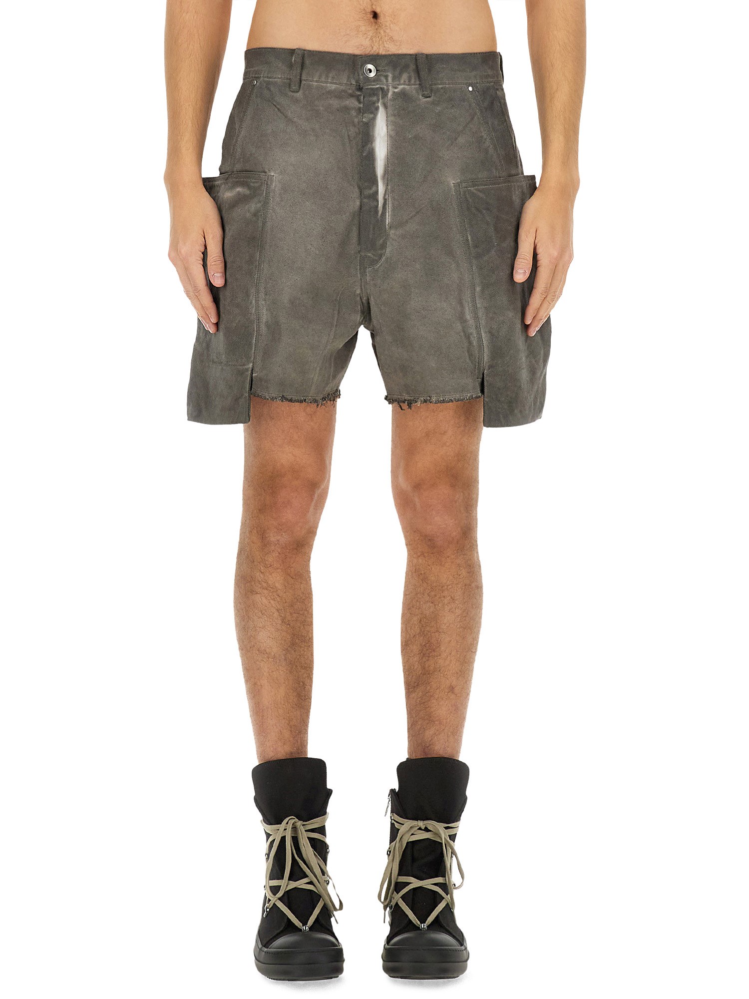 rick owens drkshdw bermuda cargo