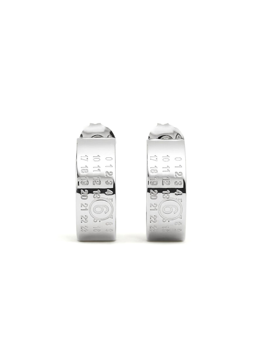 【関税＆送料込み】Mm6 Maison Margiela Orecchini Con Logo MM6 MAISON MARGIELA - ORECCHINI CON LOGO - Eleonora Bonucci