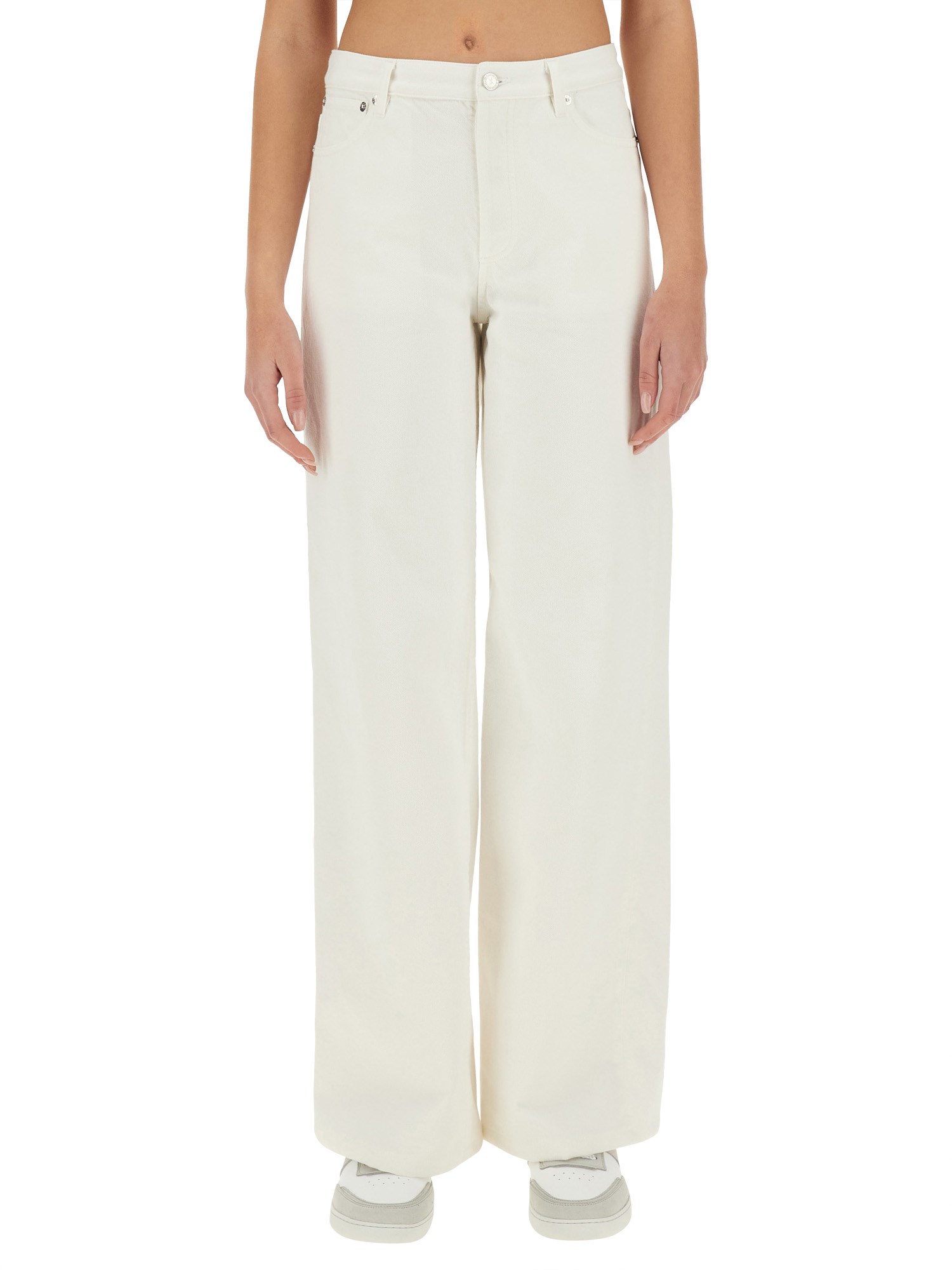 Apc A. P.c. "elisabeth" Jeans In White