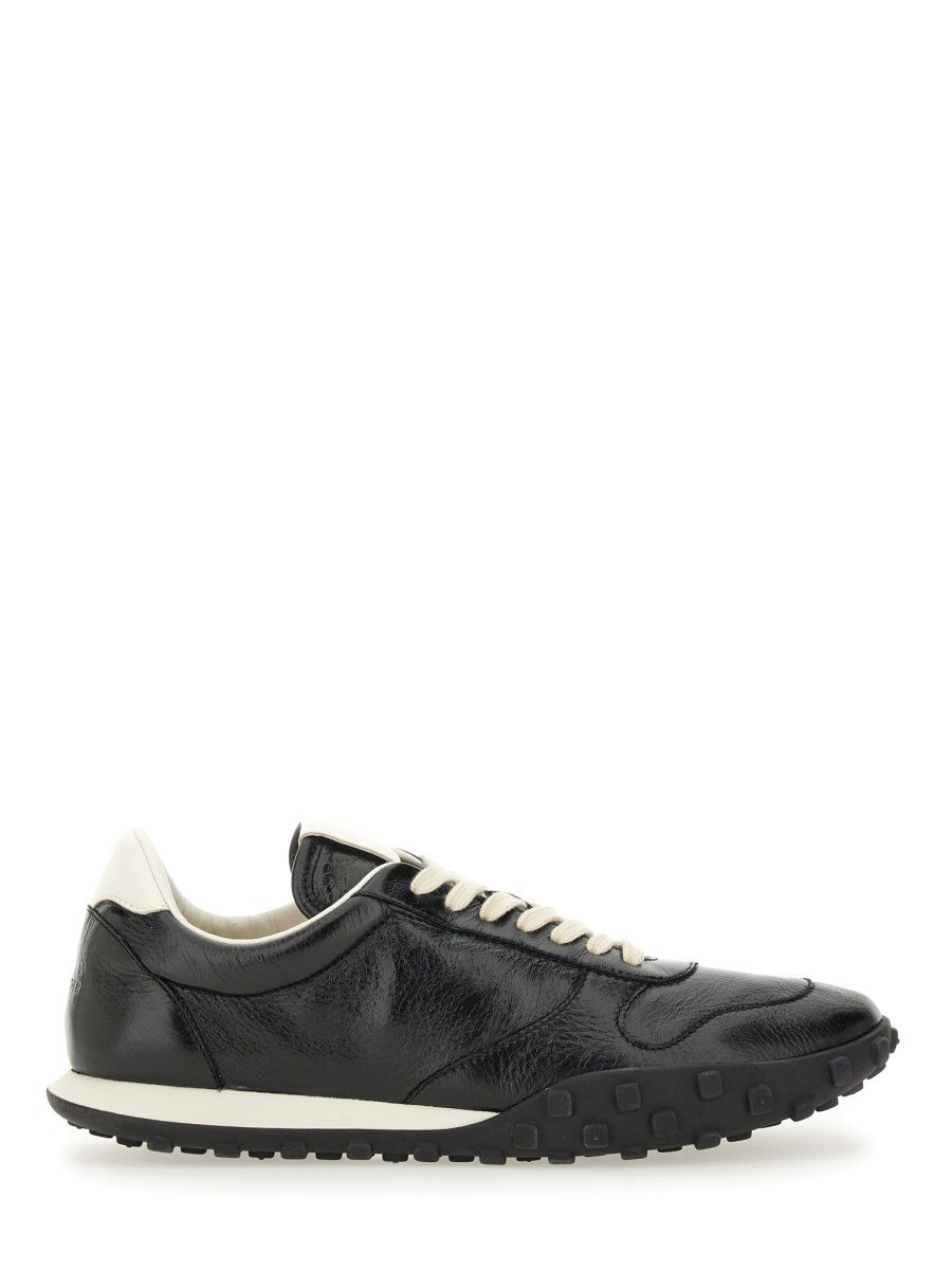 SNEAKER BASSA IN PELLE