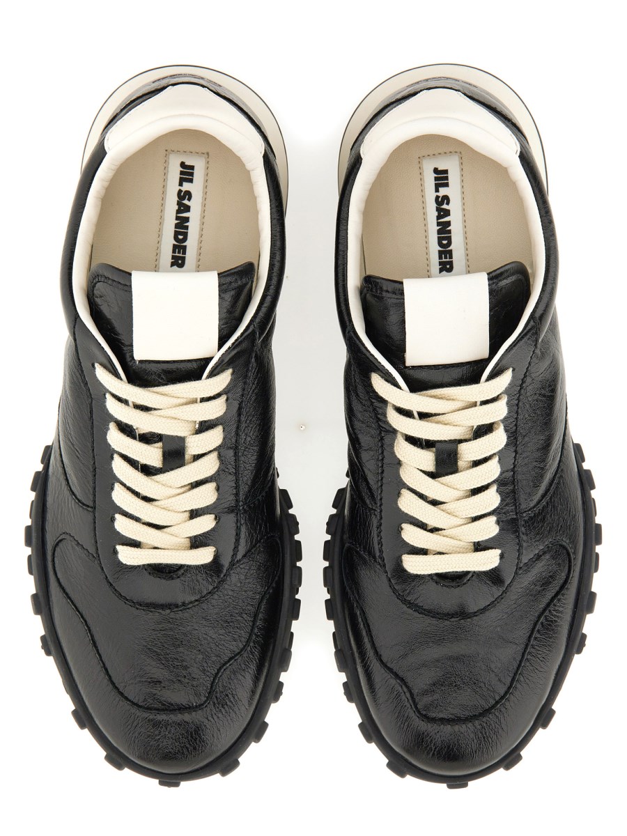 SNEAKER BASSA IN PELLE
