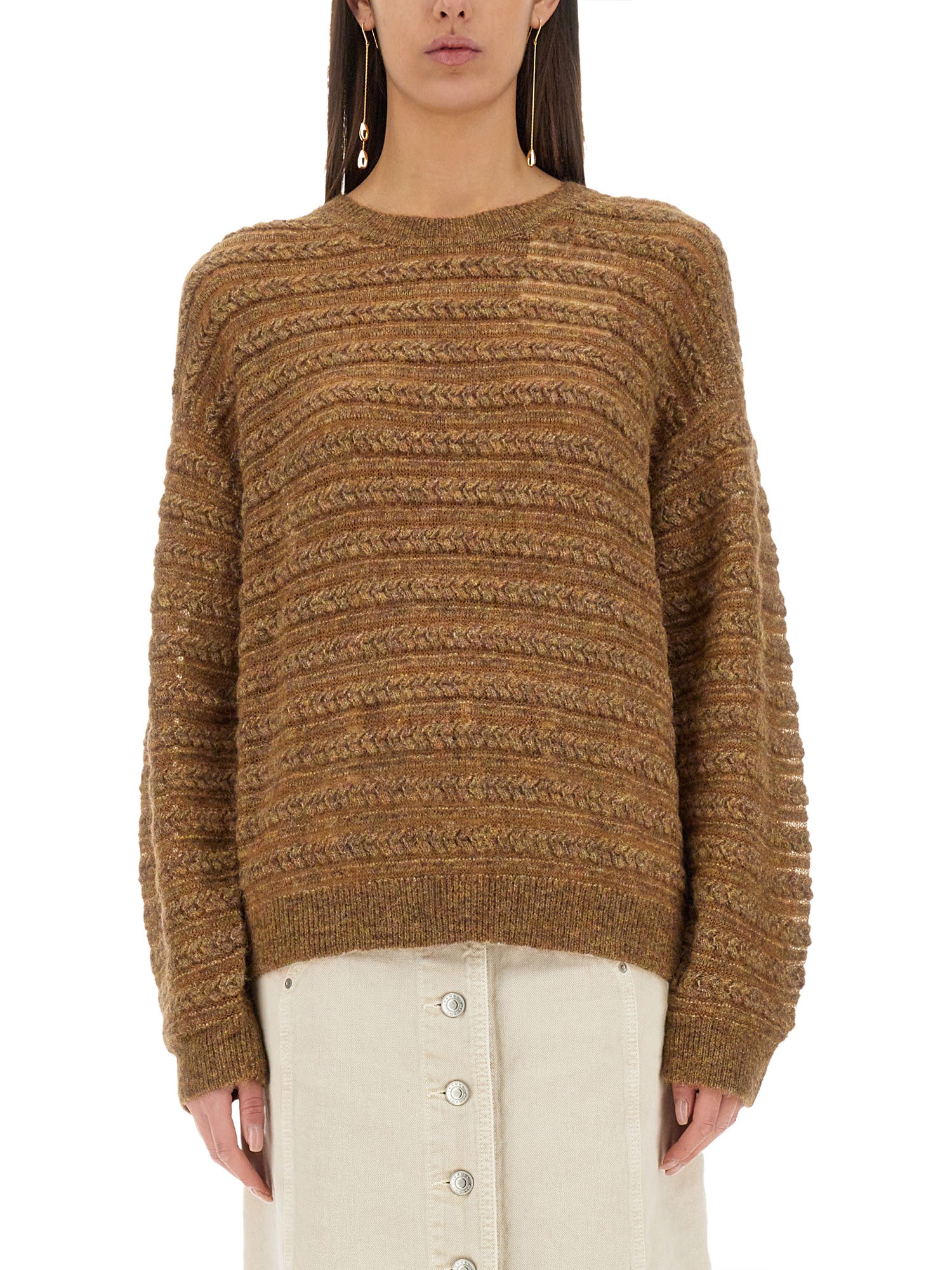 Isabel Marant Étoile Acia Sweater In Beige