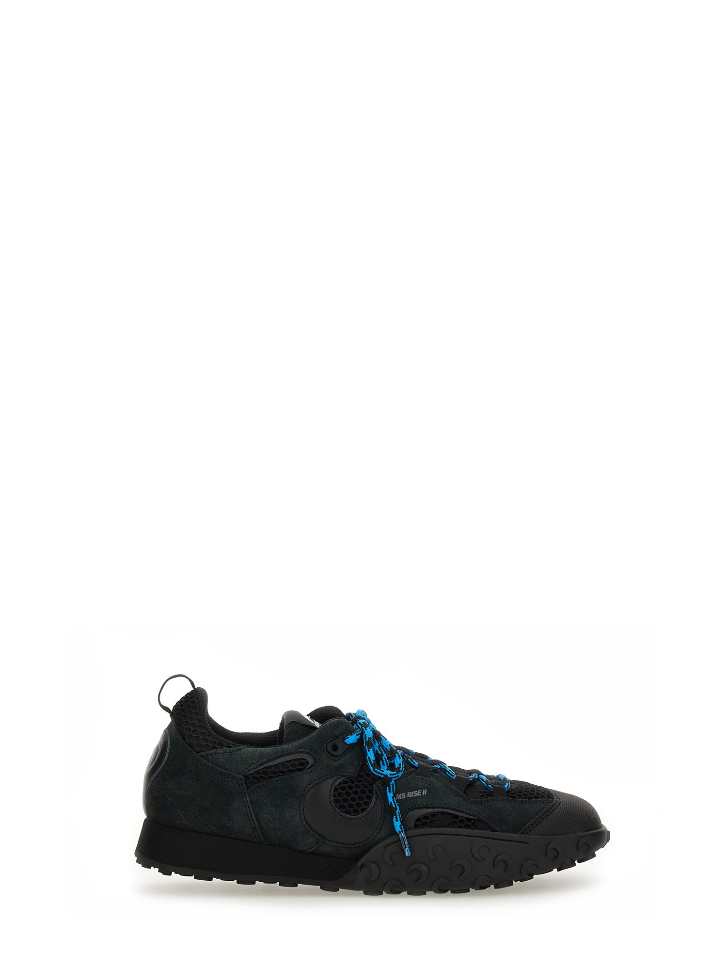 Marine Serre Black Leather Sneakers