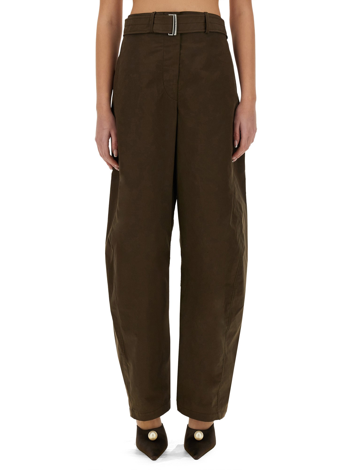 Wide-leg" pants with belt - magda butrym - Modalova