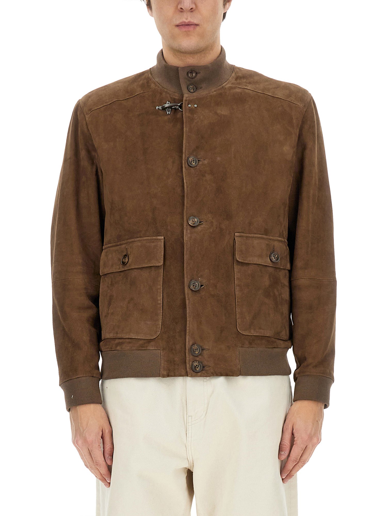 Fay Leather Jacket FAY Leather Fireman Jacket (105 Size) 쇼핑몰 이름