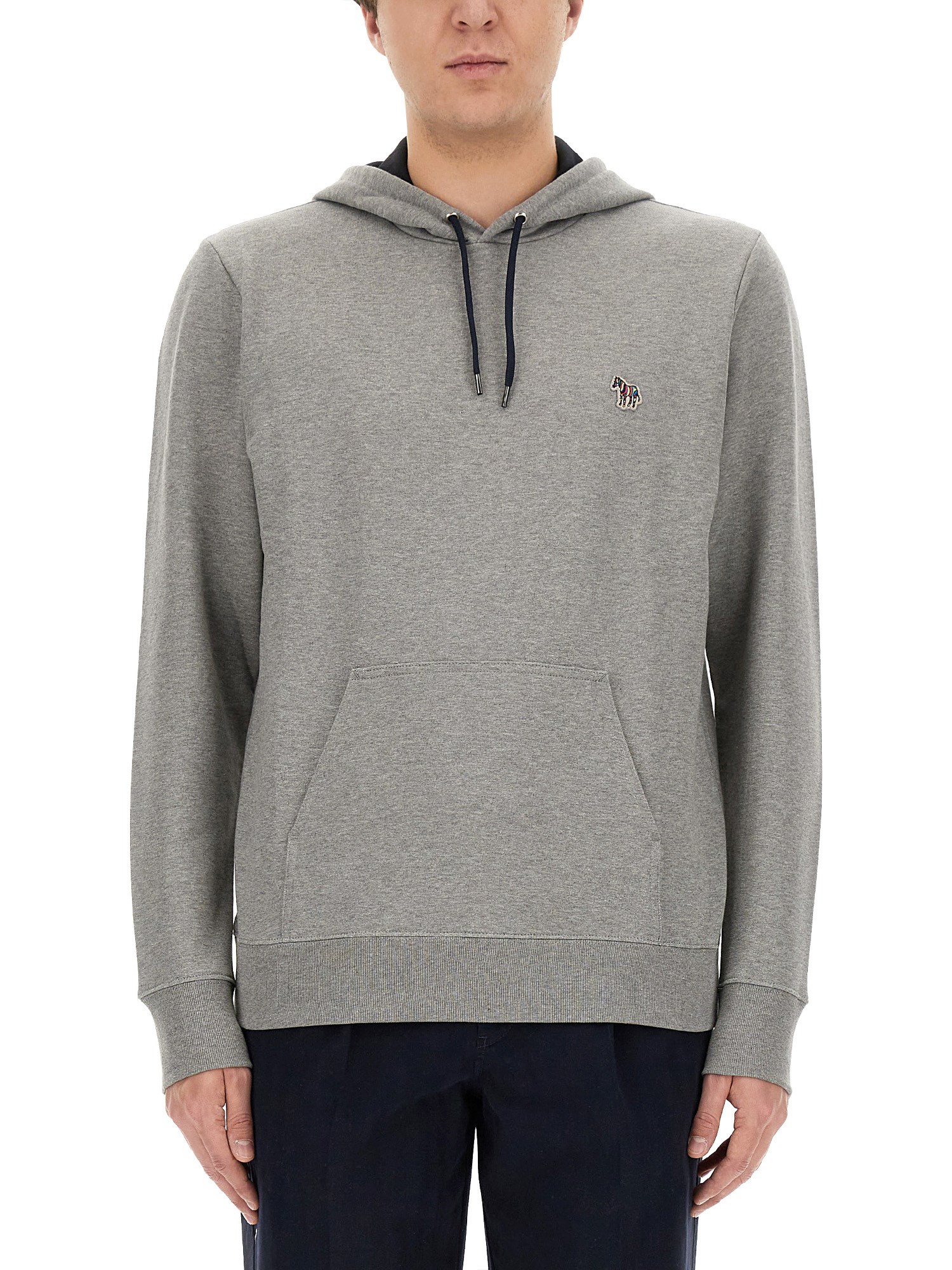 Ps By Paul Smith Ps Paul Smith Felpa Con Logo In Grey
