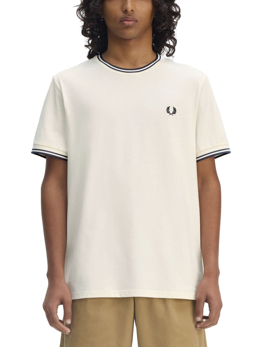 T-SHIRT CON DOPPIA RIGA 