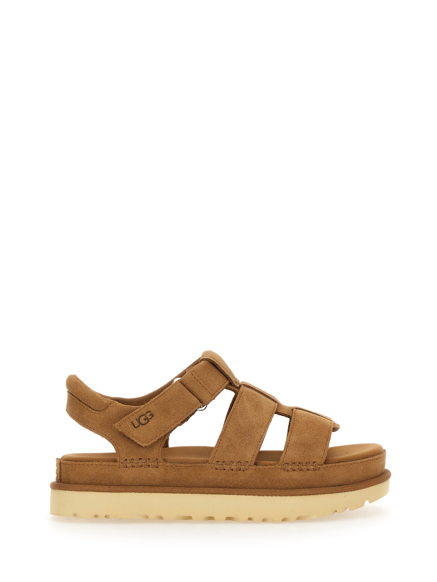 Ugg Goldenstar Strap Sandals In Brown