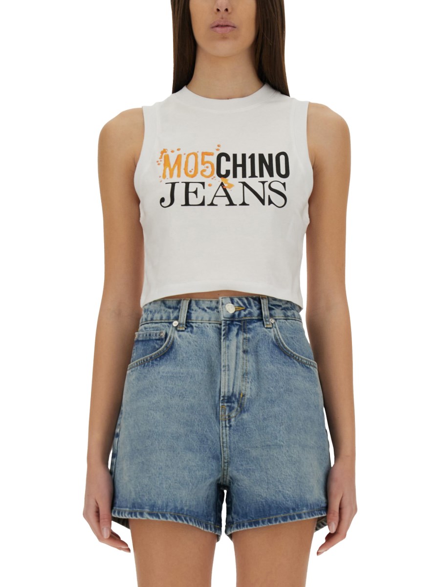 TOP CROPPED CON LOGO