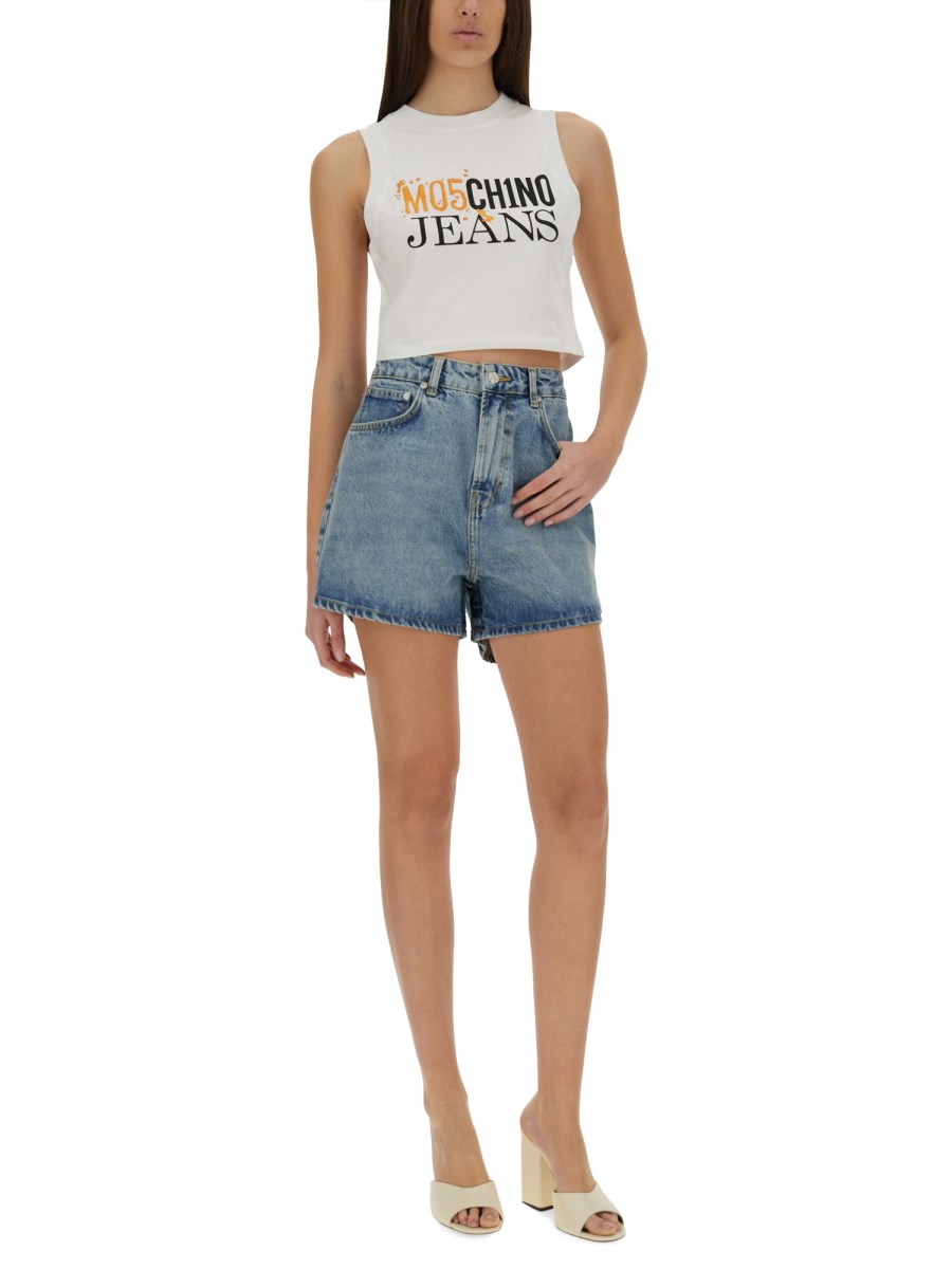 TOP CROPPED CON LOGO