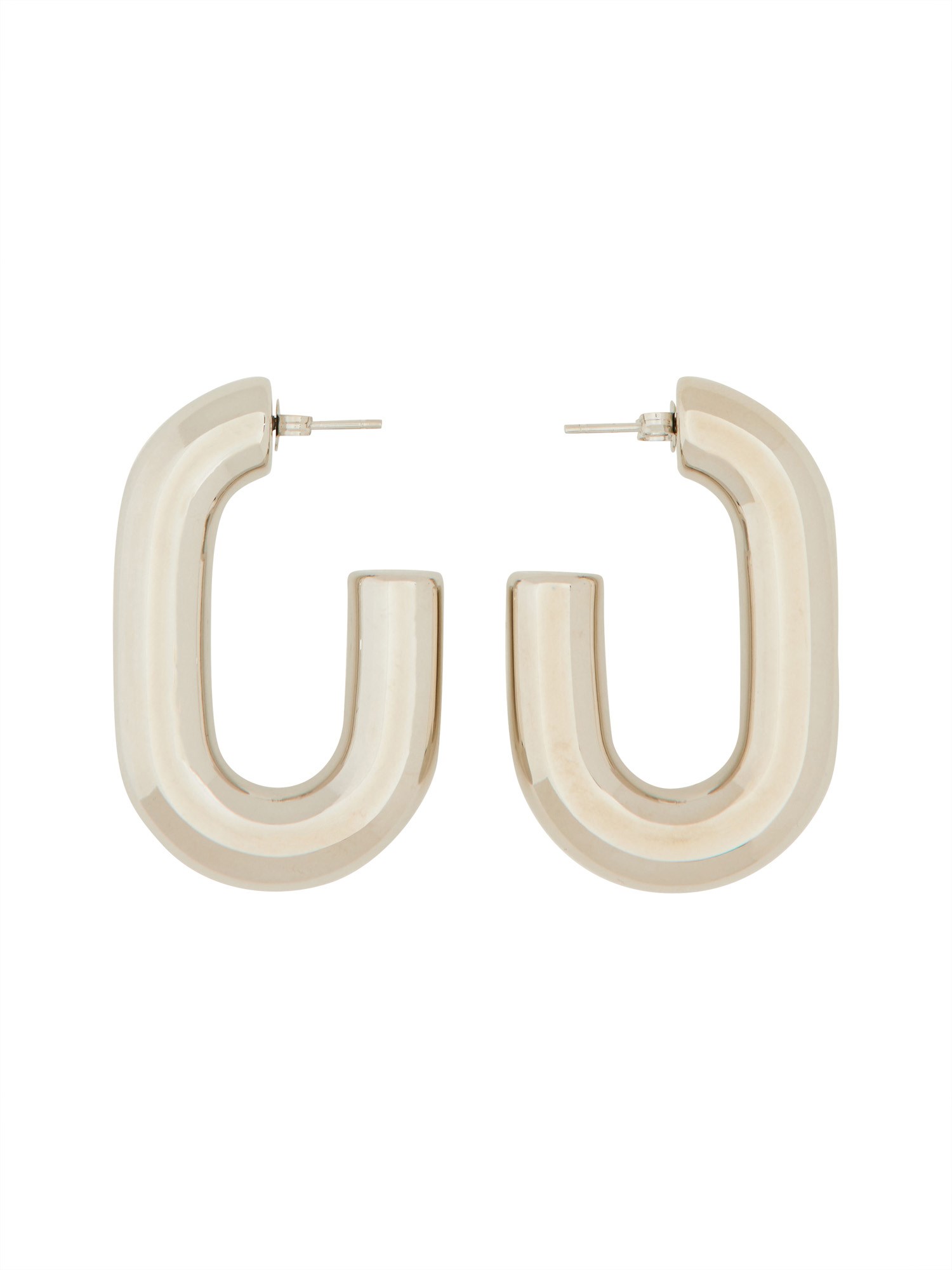 Rabanne "xl Link" Earrings In Silver