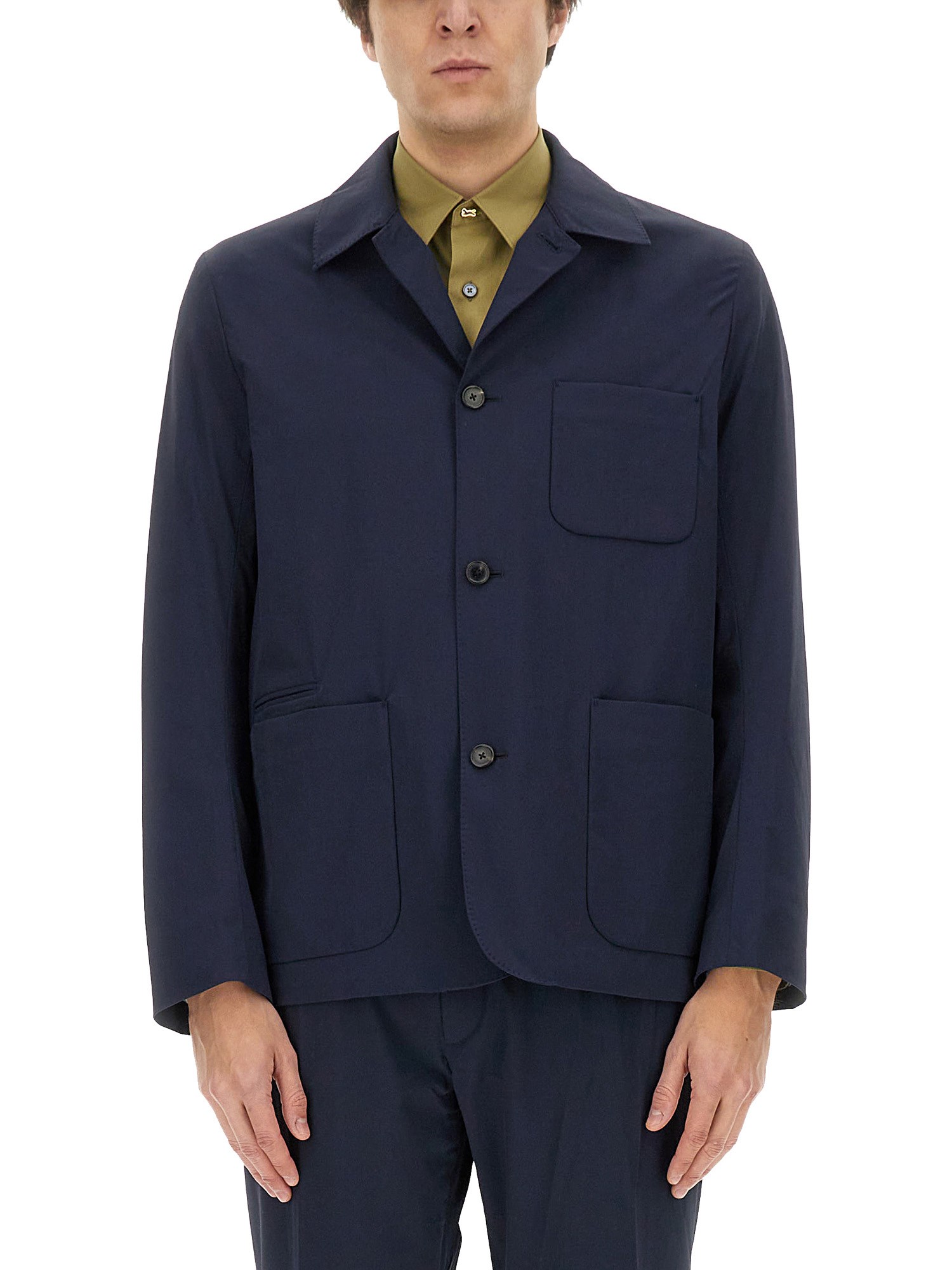 Paul Smith Men's Singlebreasted Jacket In Blue