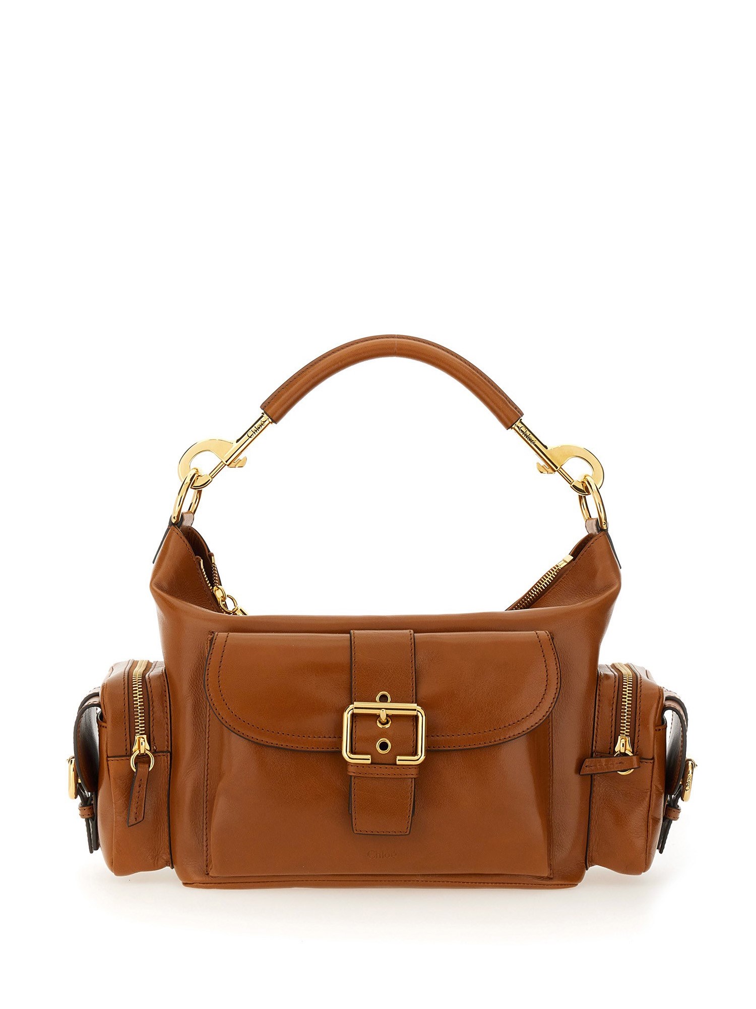 Chloé Chloe' Women Leather Camera Bag In Brown