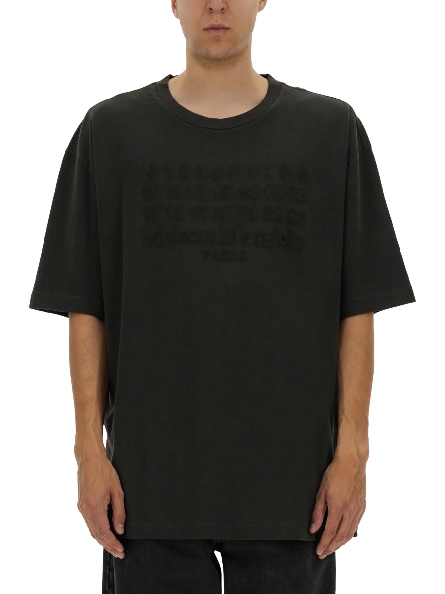 T-SHIRT CON LOGO RICAMATO