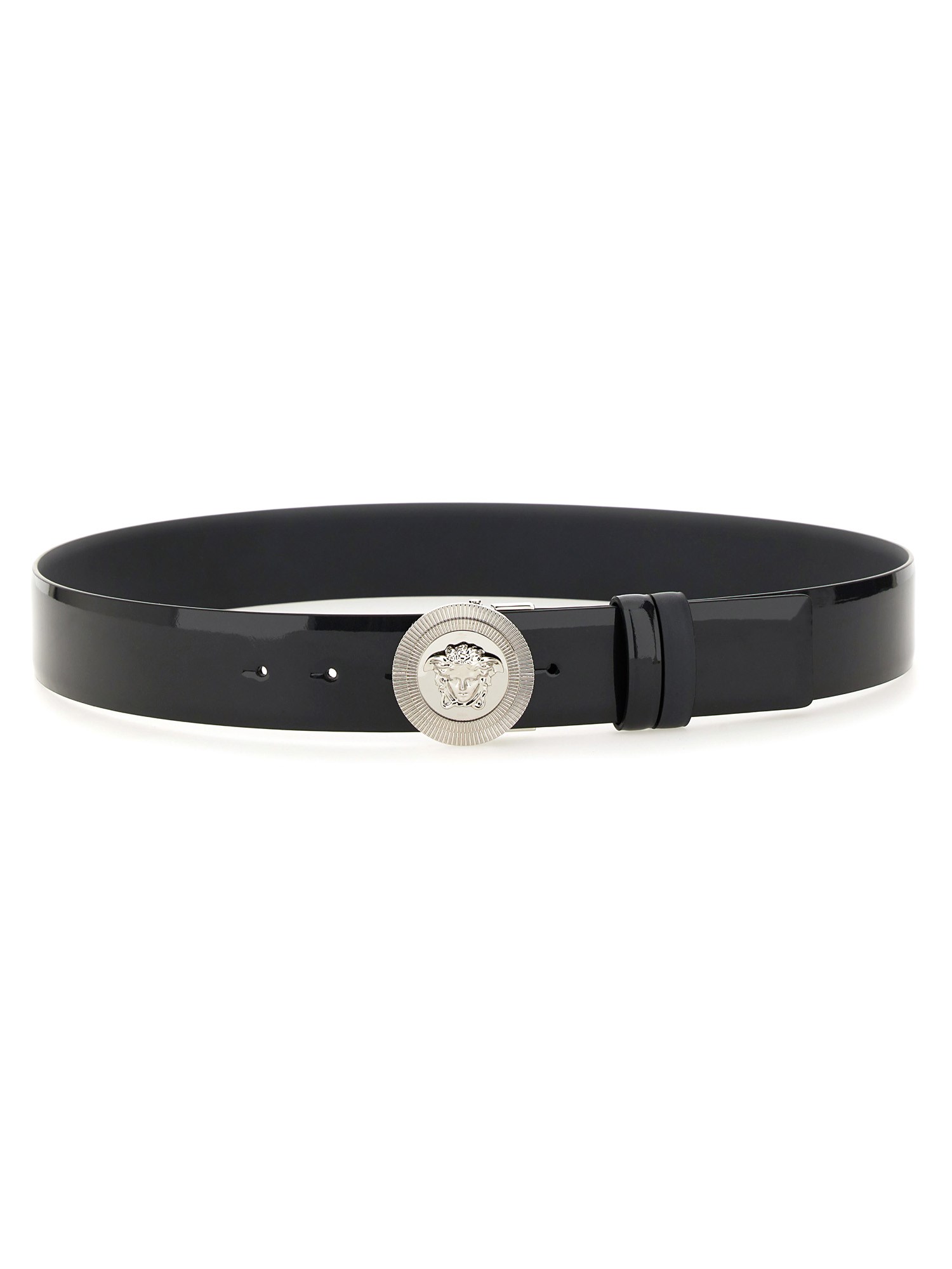 Versace Reversible Belt The Jellyfish In Black
