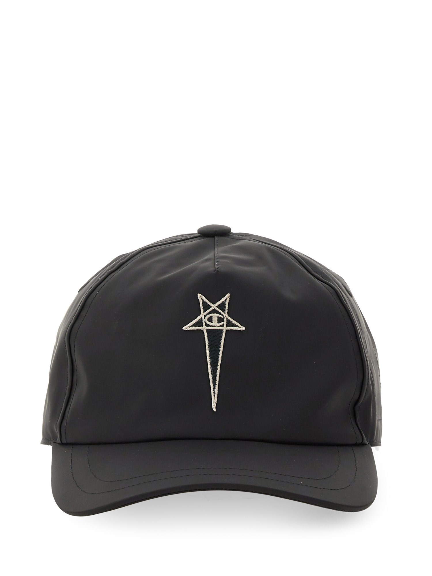 Champion X Rick Owens Baseball Cap With Embroidery