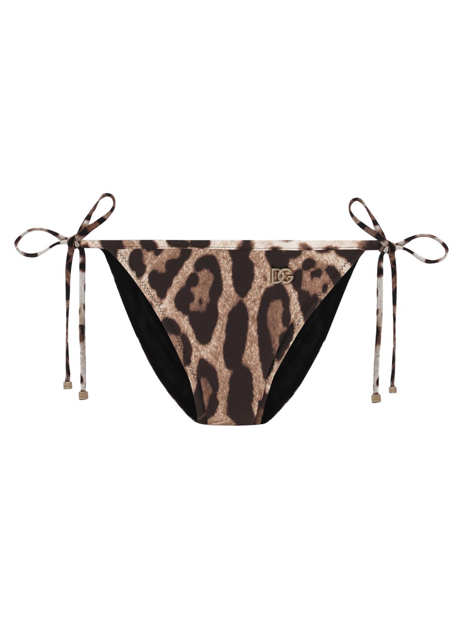 SLIP BIKINI CON STAMPA ANIMALIER