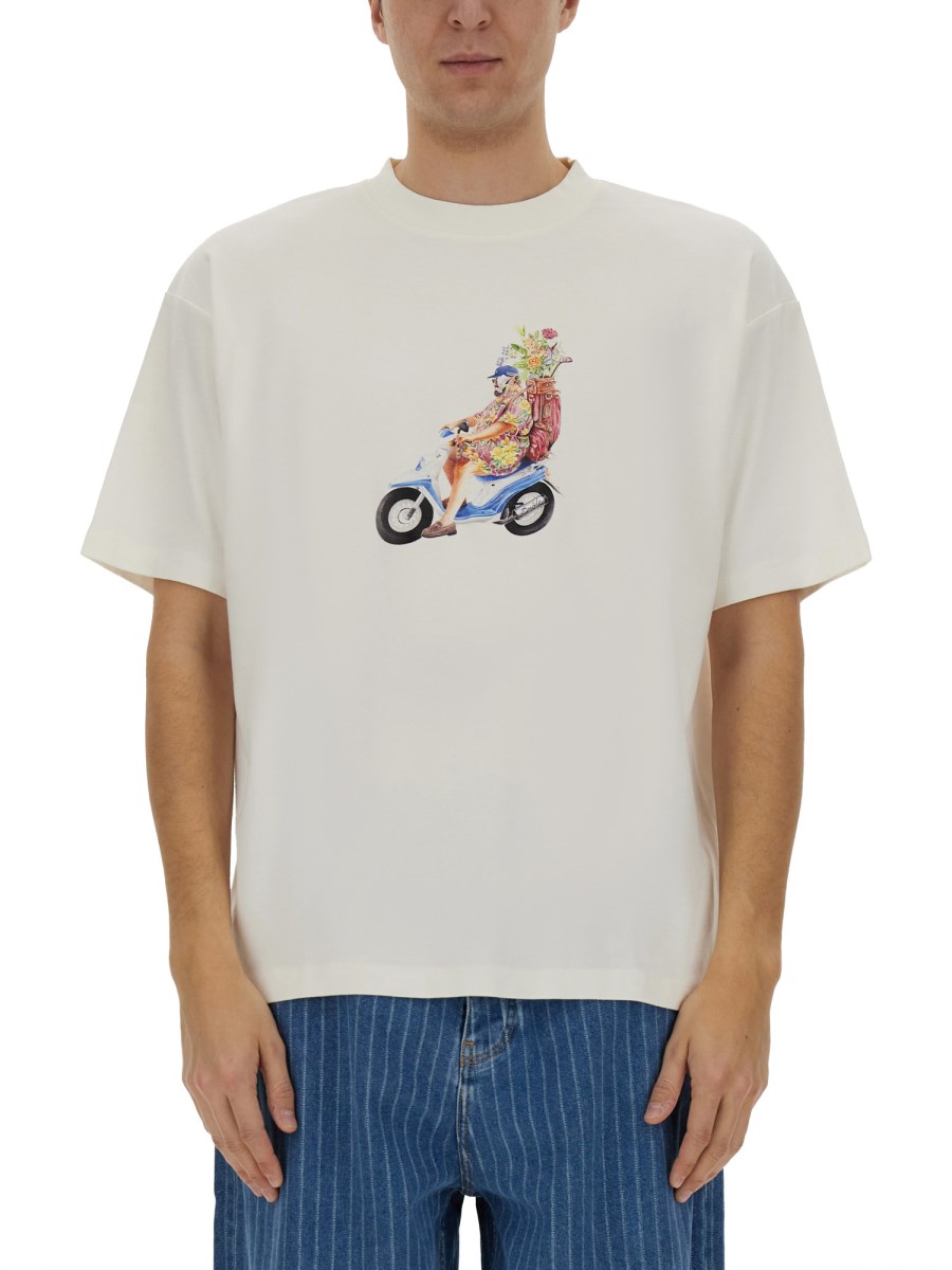 T-SHIRT CON STAMPA GOLFEU