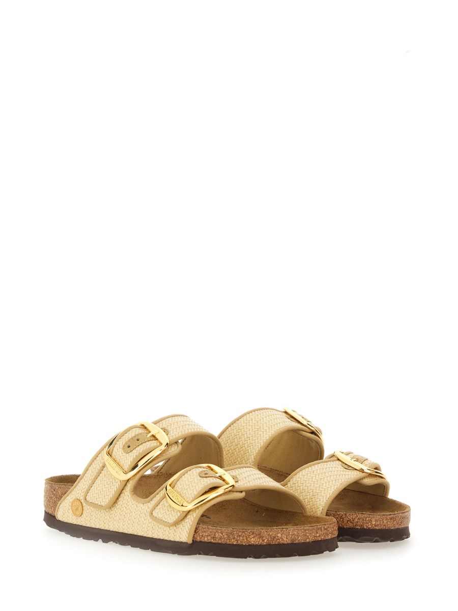 SANDALO ARIZONA BIG BUCKLE IN RAFIA