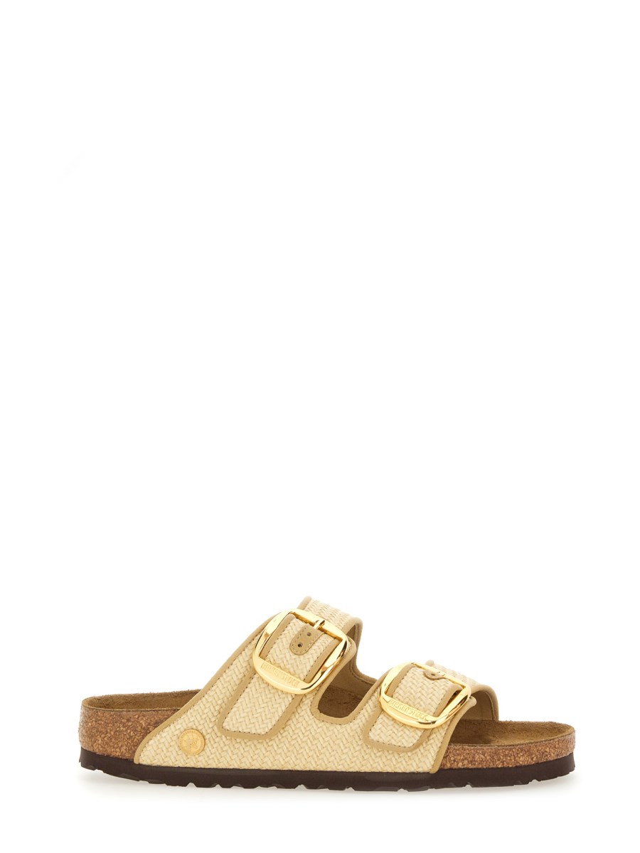 SANDALO ARIZONA BIG BUCKLE IN RAFIA
