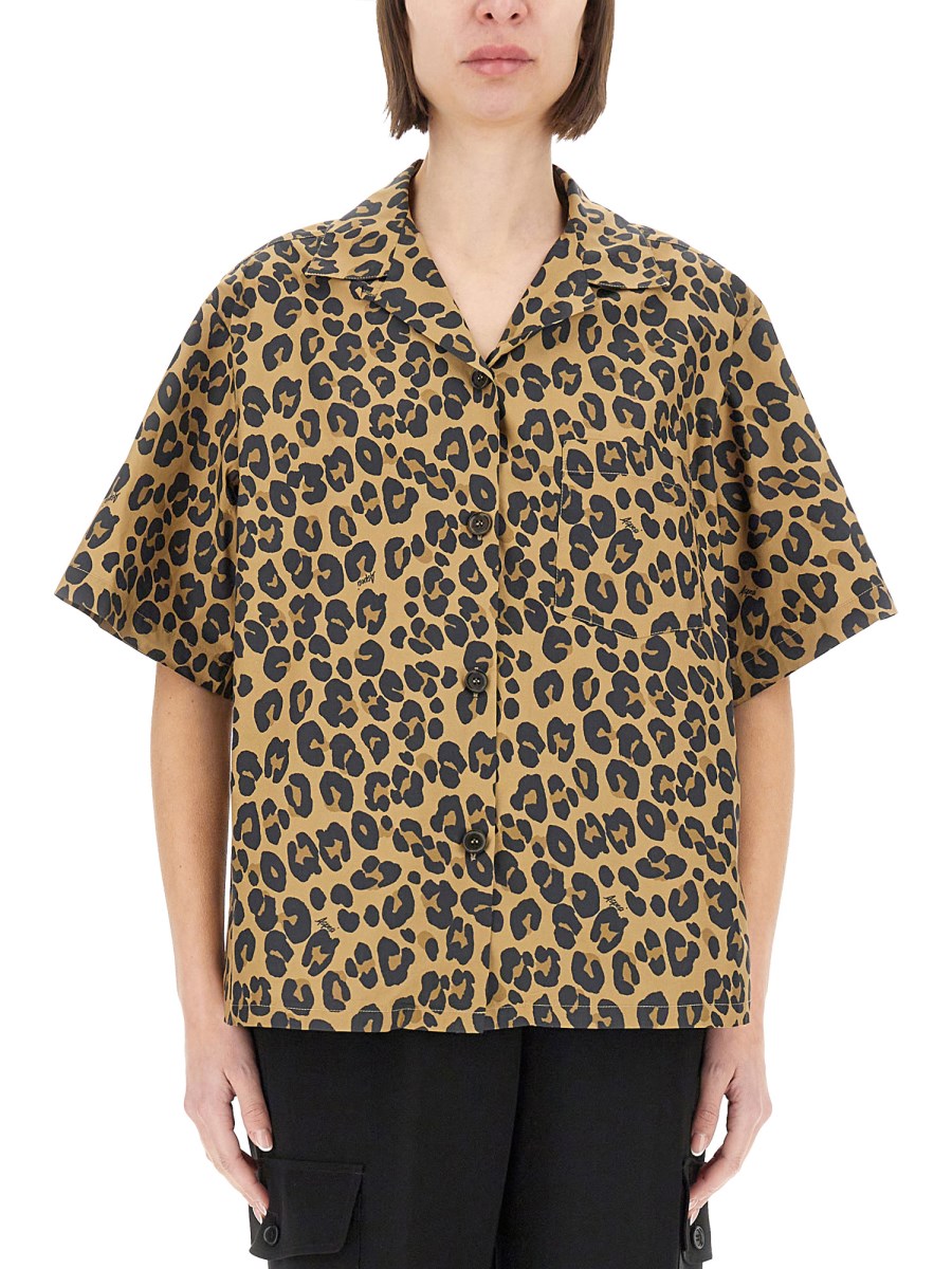 CAMICIA CON STAMPA ANIMALIER