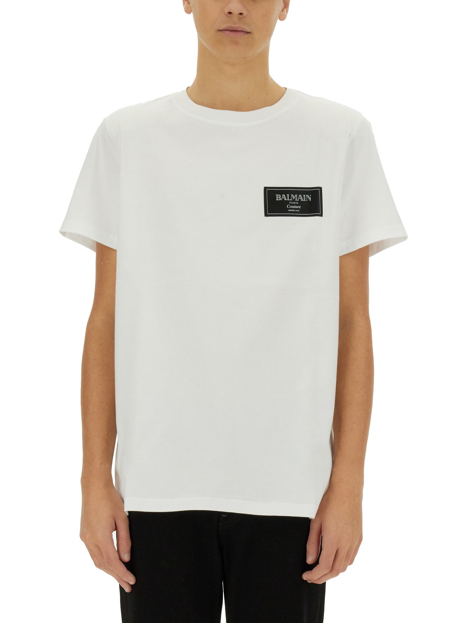BALMAIN T-SHIRT WITH LOGO 