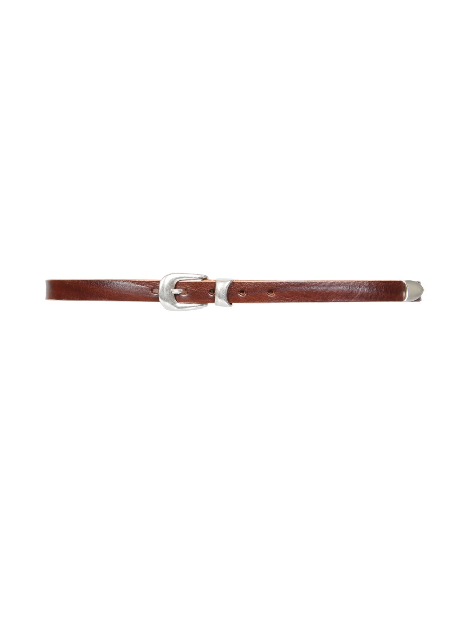 cintura 2 cm unisex nera in pelle - OUR LEGACY - d - 2