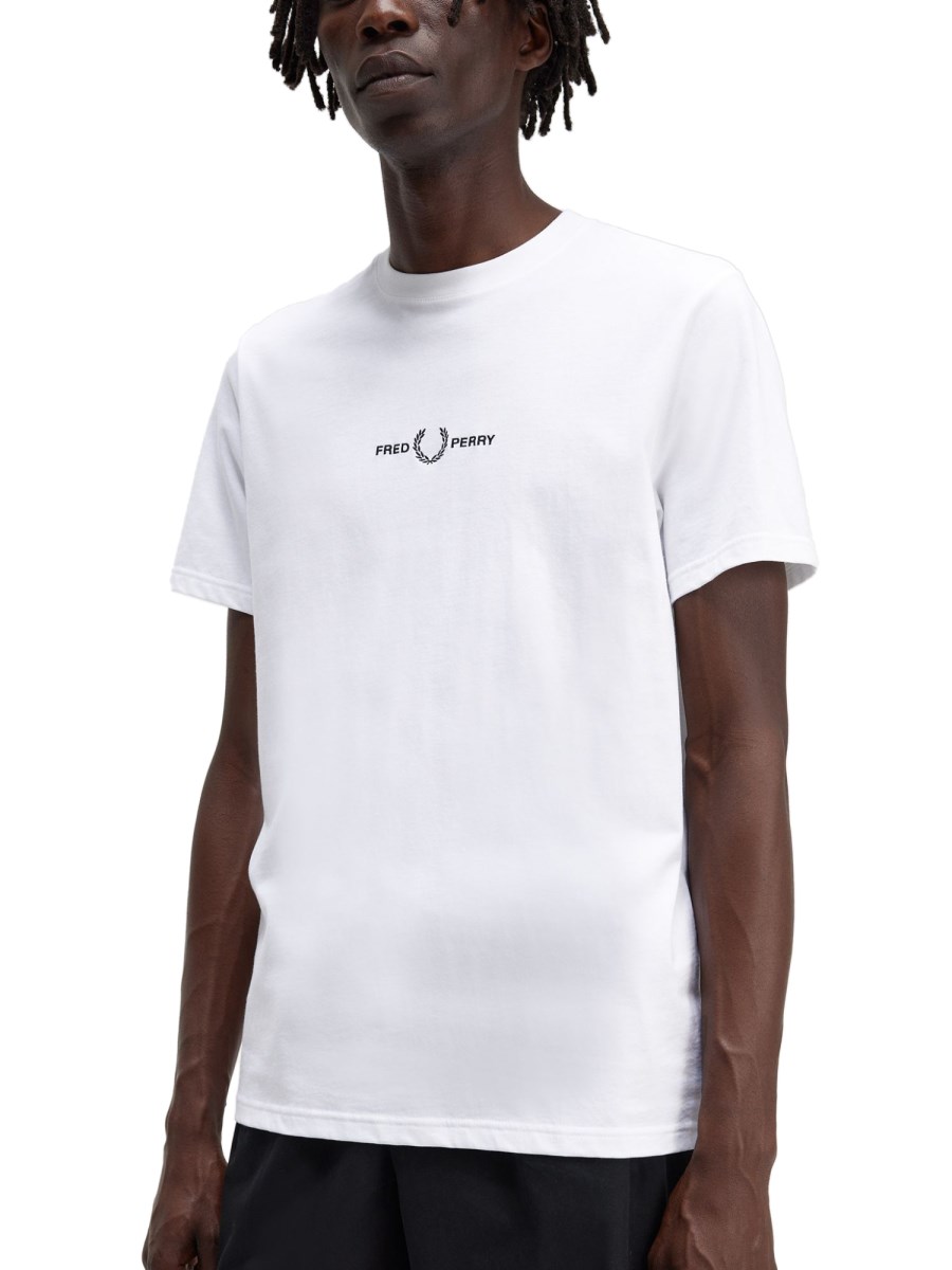 T-SHIRT CON RICAMO LOGO