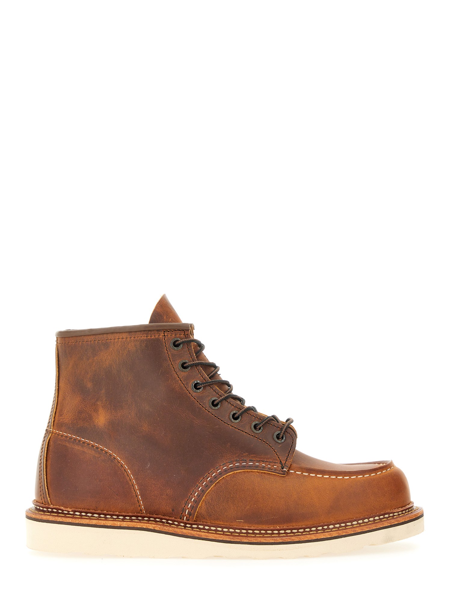 Red Wing Boot Classic Moc Toe In Brown