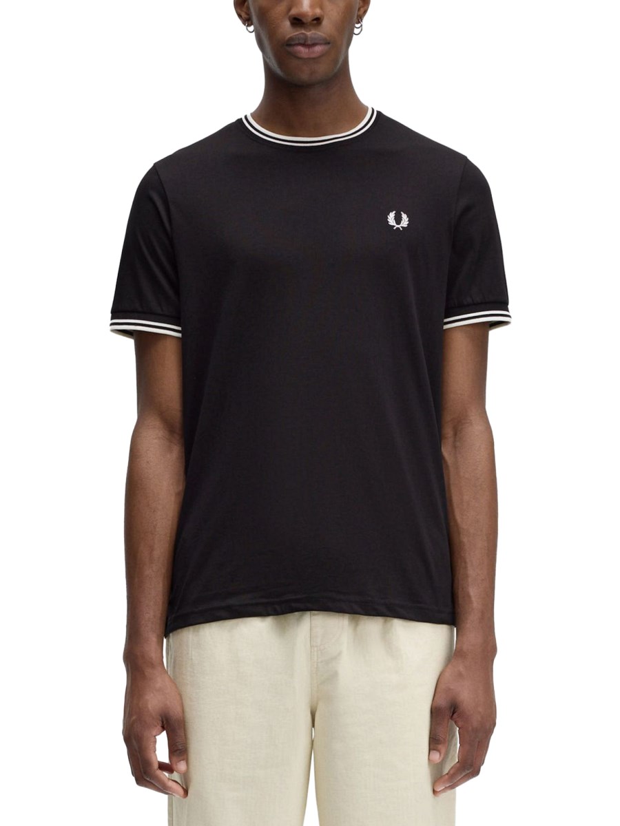 T-SHIRT CON DOPPIA RIGA 