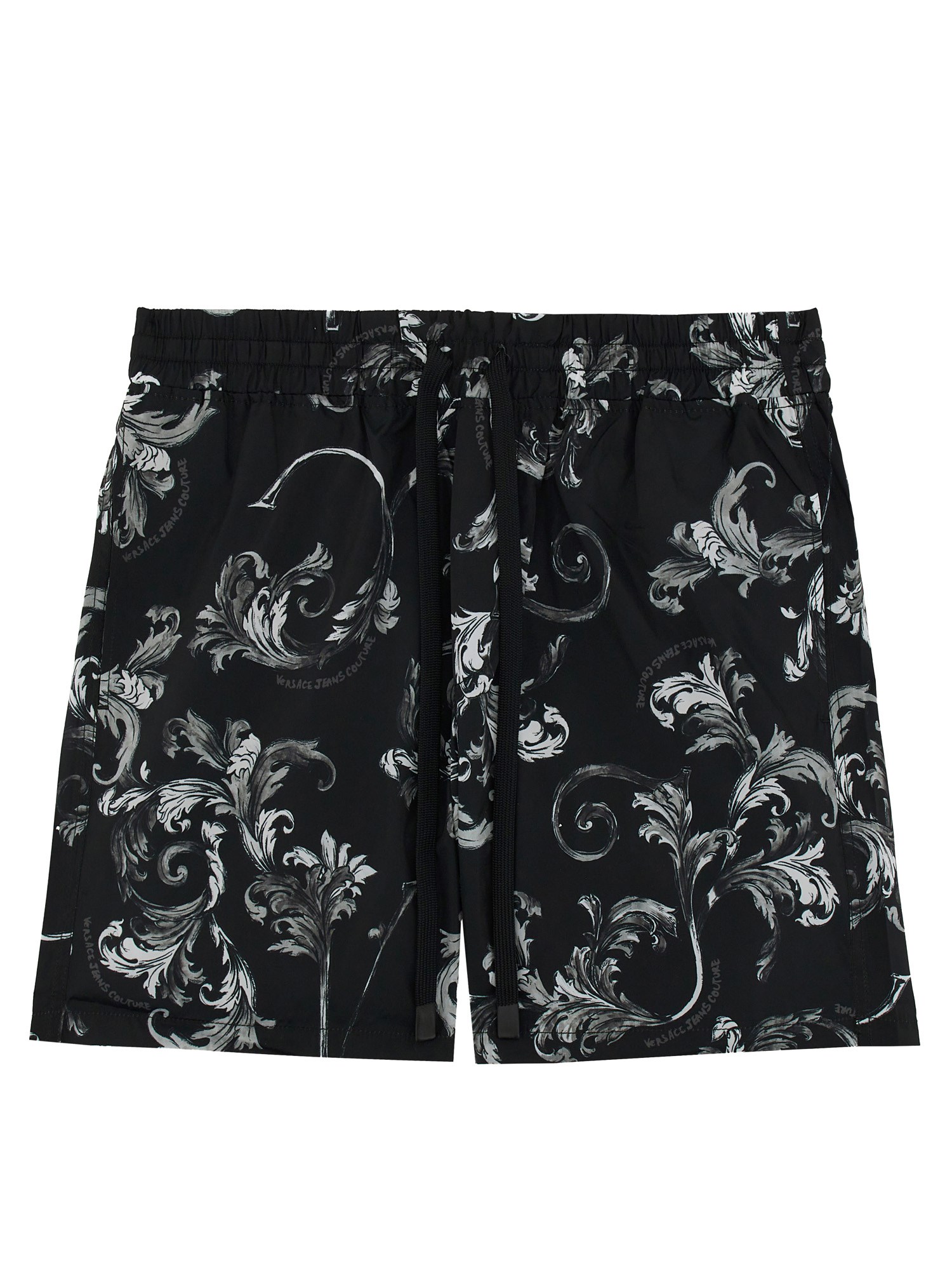 Versace Jeans Couture Boxer Swimsuit In Black