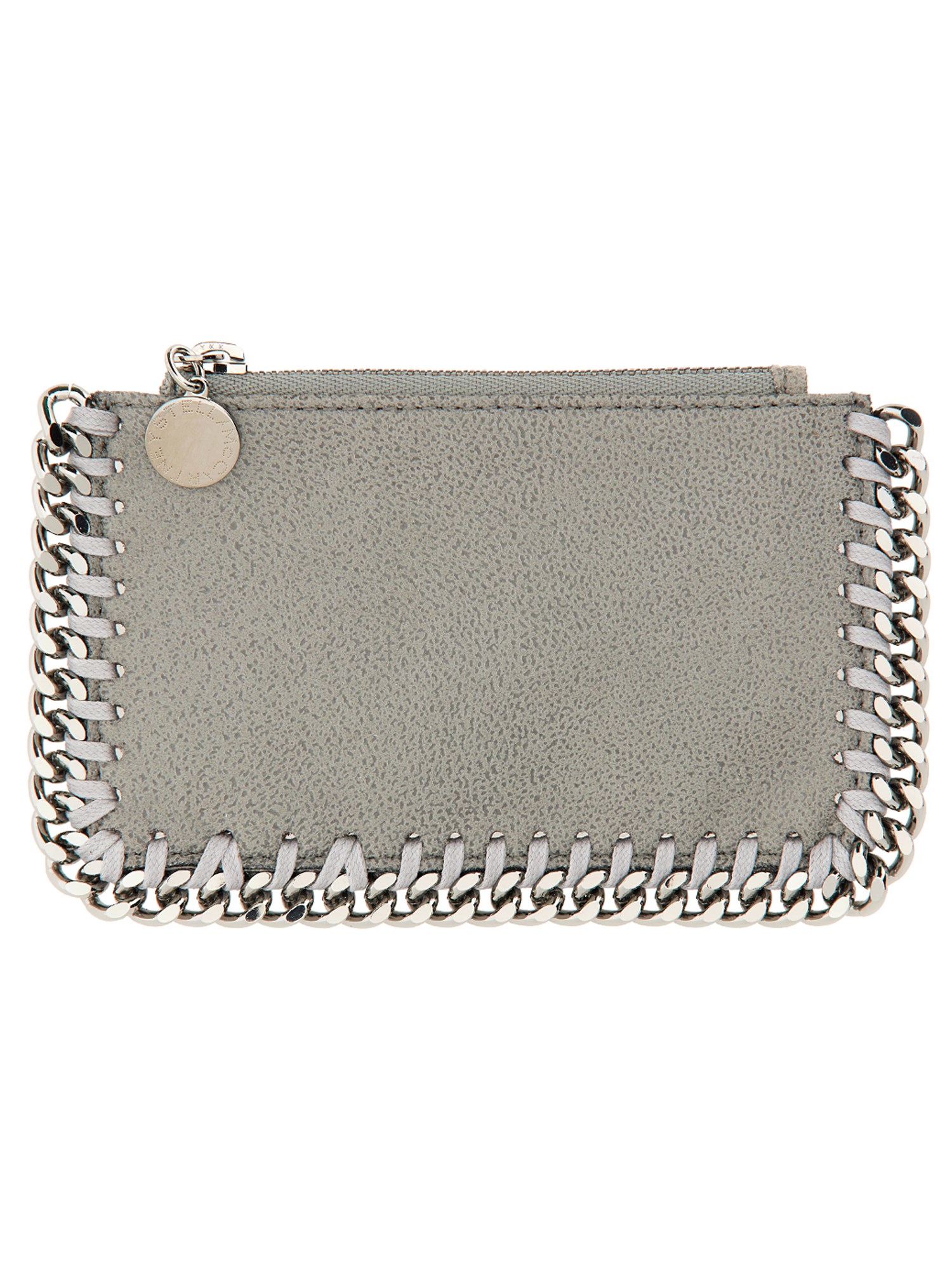 Stella Mccartney Card Holder "falabella" In Grey
