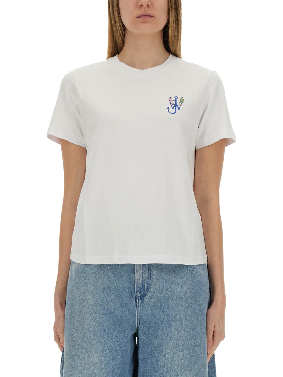 T-SHIRT CON LOGO E STAMPA