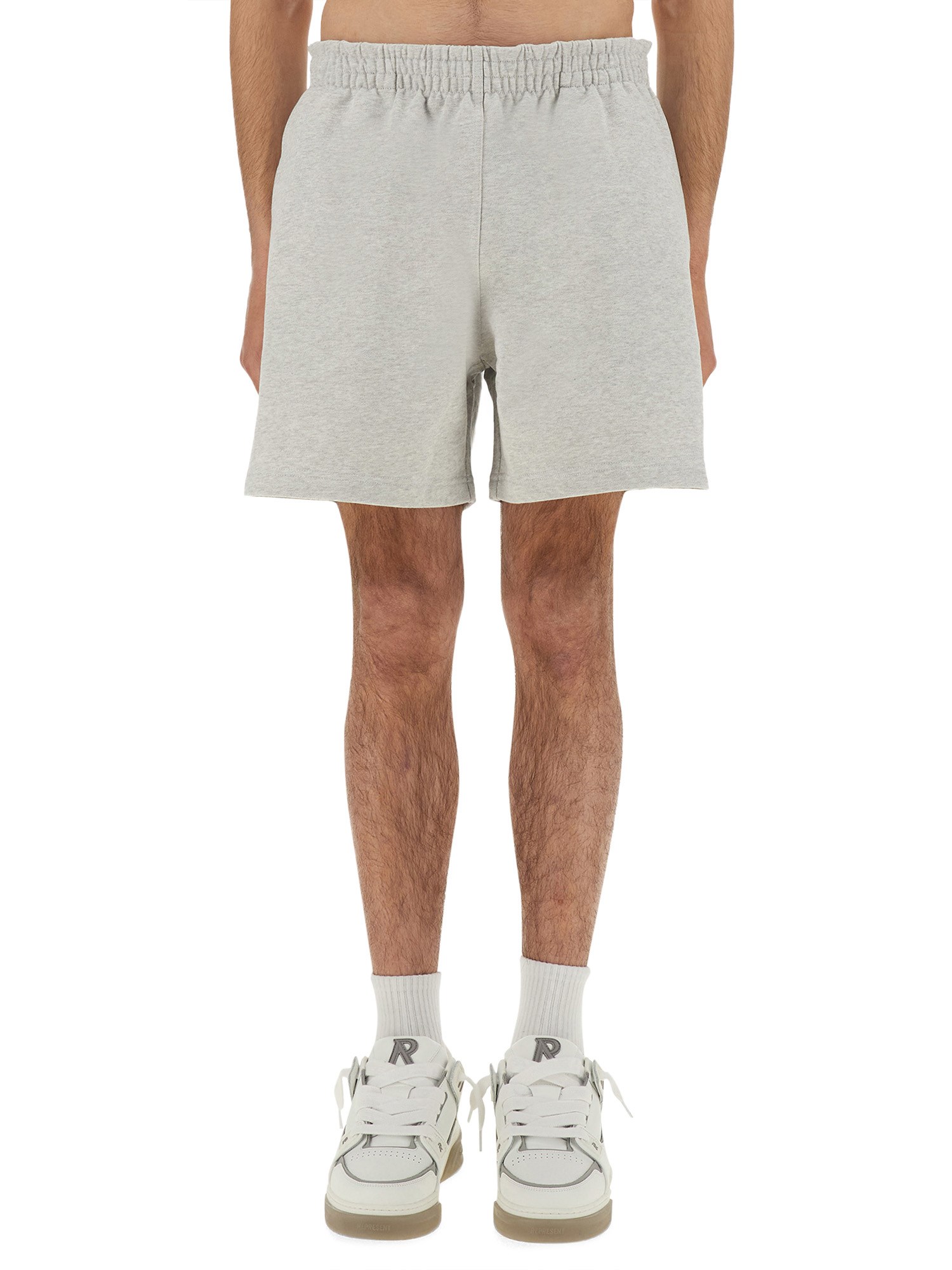 Represent "initial" Knee Length Shorts In Grey