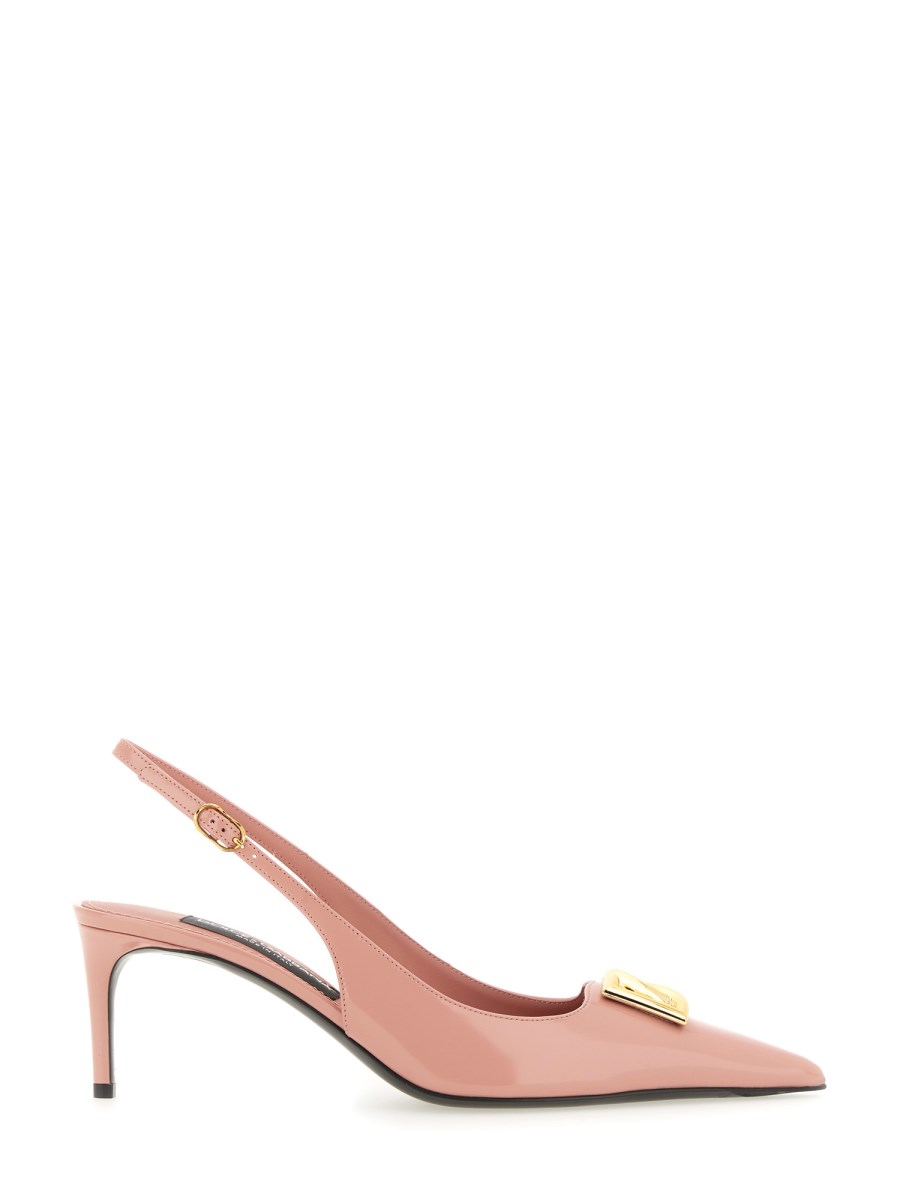 SLINGBACK IN PELLE