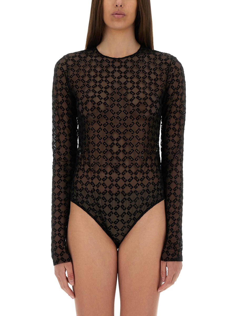 BODY IN TULLE MONOGRAM