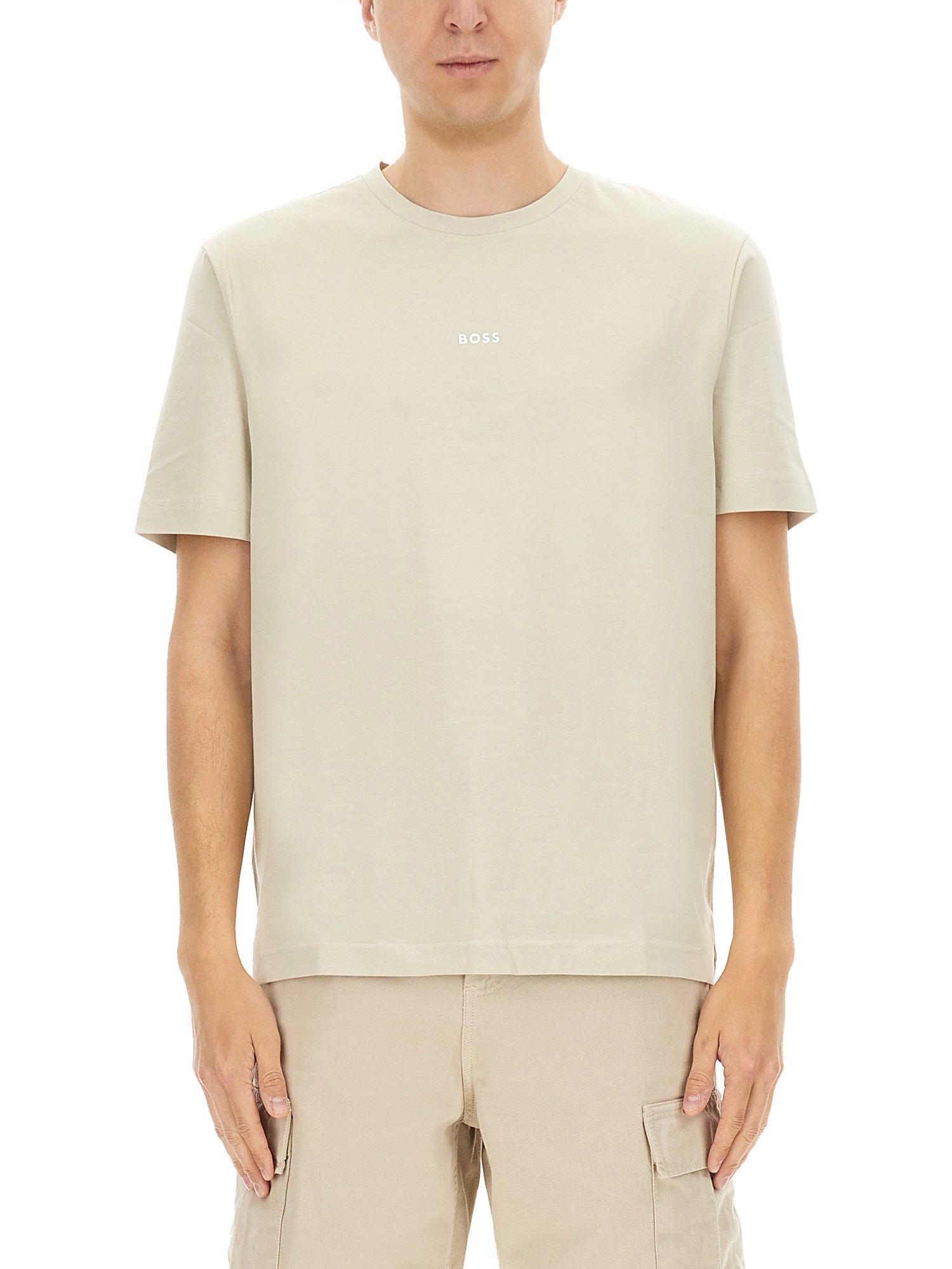 Hugo Boss Raised-logo Cotton T-shirt
