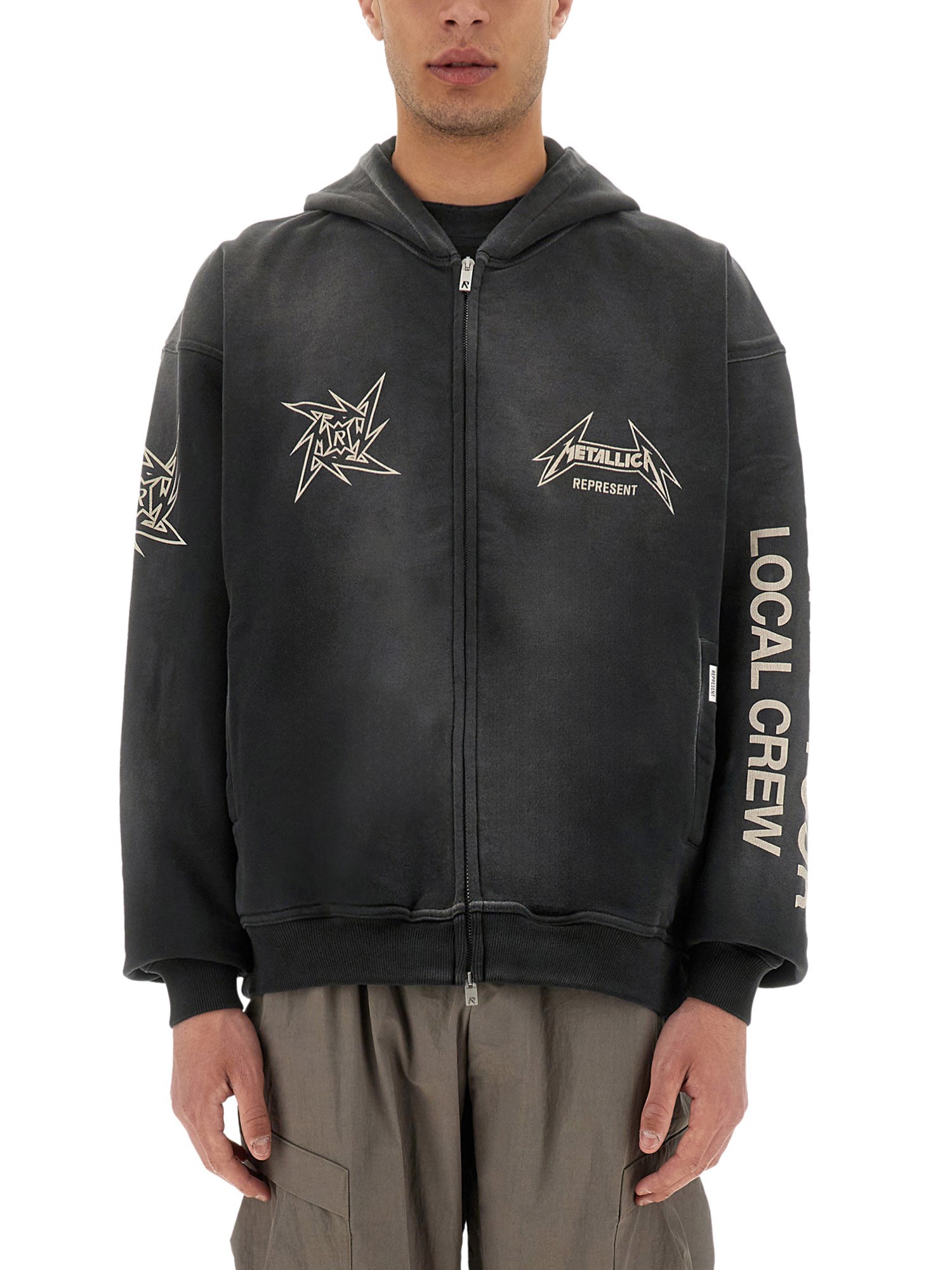 REPRESENT ZIPPER HOODIE 