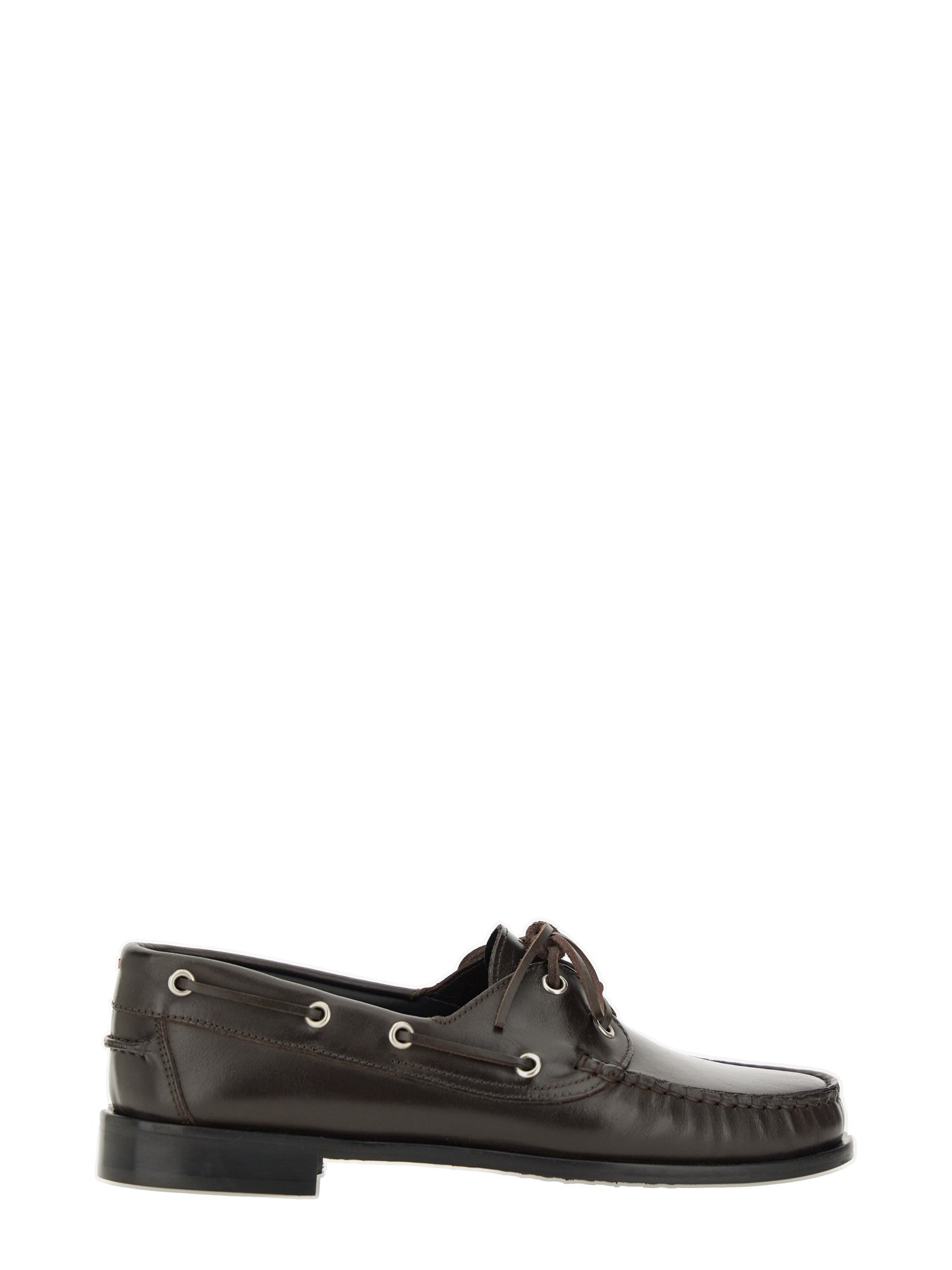 Shop Aeyde Moccasin "harris" In Dark Brown