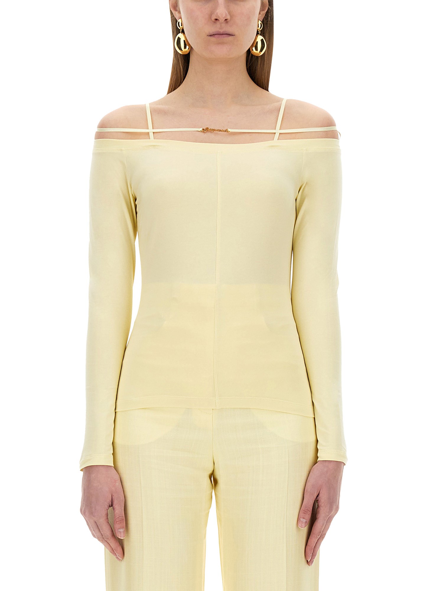 Jacquemus Le T-shirt Sierra In Yellow
