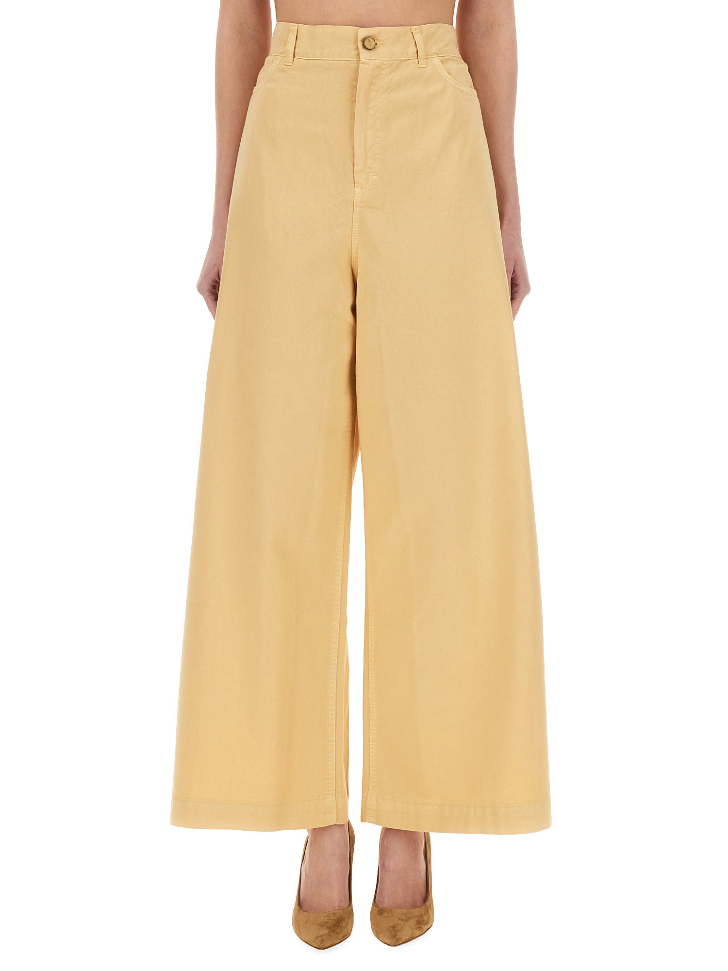 Alysi Superflare Sporty Trousers In Yellow