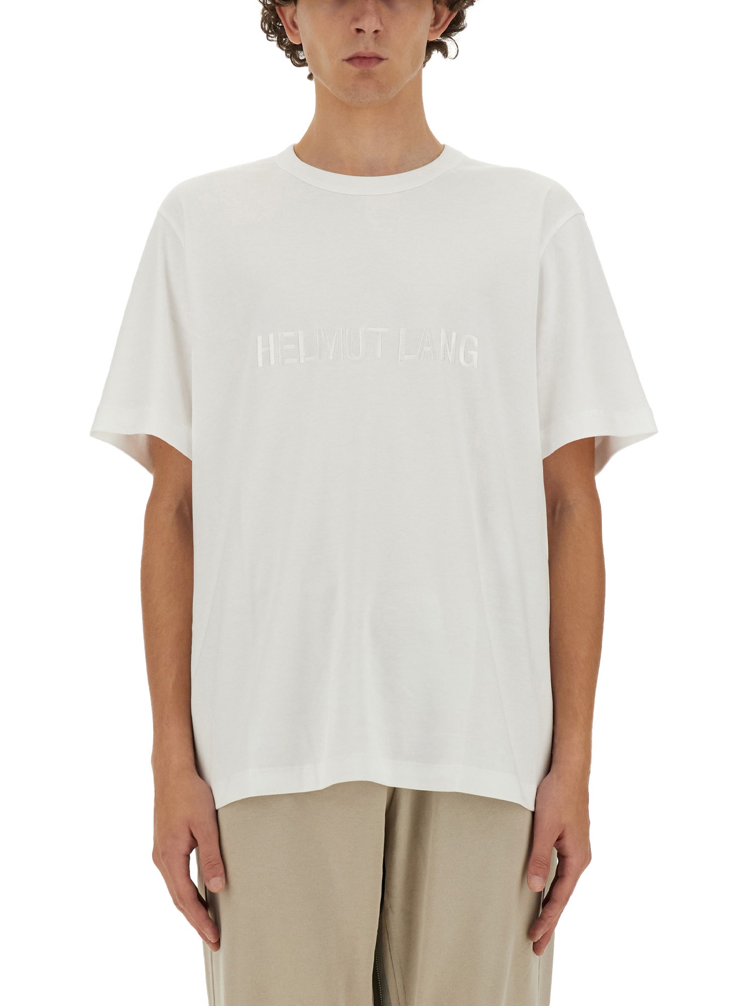 Helmut Lang T-shirt With Logo In White