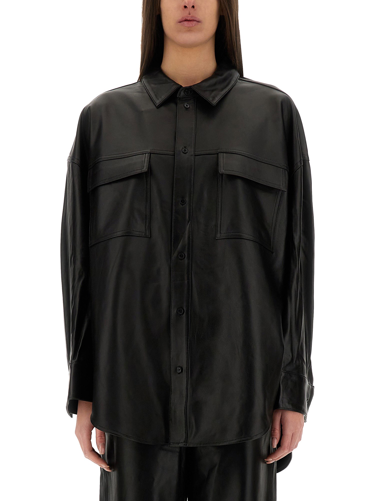 Leather jacket - michael by michael kors - Modalova